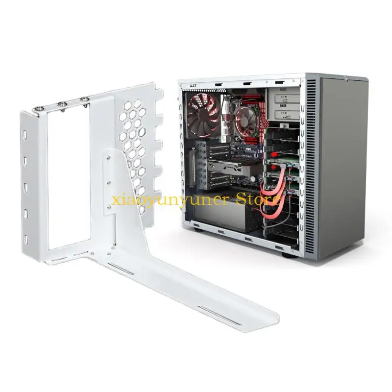 

P9JB Высокопрочный кронштейн для угловых преобразователей графического процессора повышает эффективность воздушного потока ПК