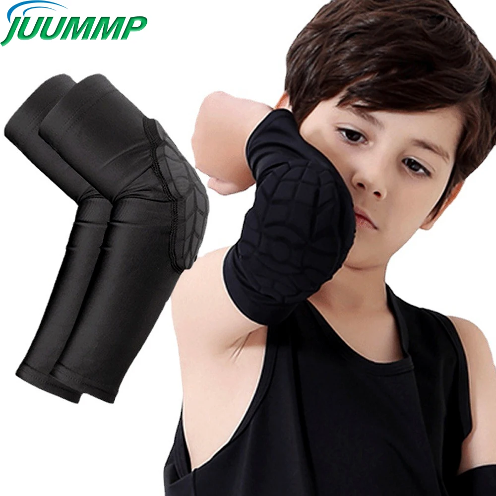 1Pcs Arm Elbow Sleeves, Honeycomb Crashproof Arm Elbow Pads for Youth Adult Sports Football Basketball Volleyball JUUMMP