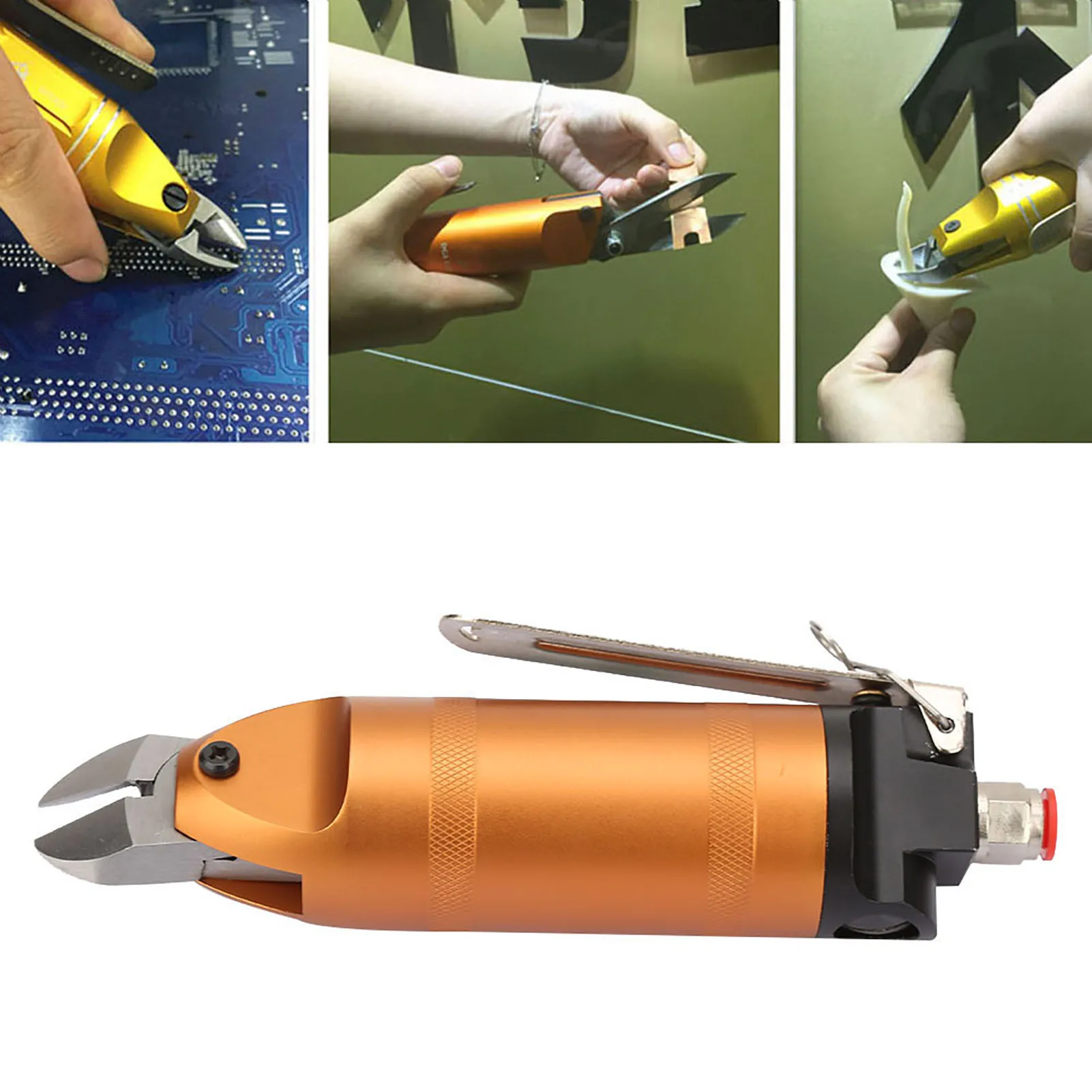 HS20 Air Scissors Pneumatic Nipper Tool Cutting Pliers for Iron Stainless Steel Brass Wire(S5)