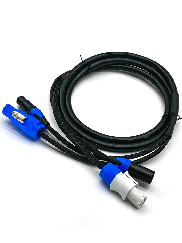 Powercon DMX Combo Connect-kabel 1,5 m 1 m 2 m 3 m 5 m 3-pins XLR en Power con-compatibele combi-kabel voor bewegende kopverlichting - afbeelding 2