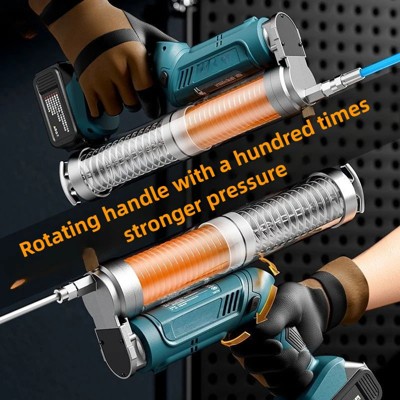 Für 18V Batteriepistolen Fettinjektor Batteriebetriebene Fettpresse Nägel Pistole Nietpistole Elektrisches Nietwerkzeug für den Haushalt