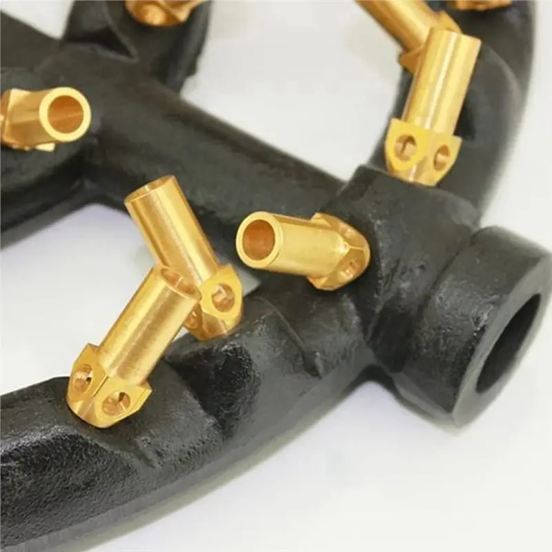 CKFAM-Brass Gas Burner Nozzle Gas Stove Injector Nozzle Gas Burner Spare Nozzle