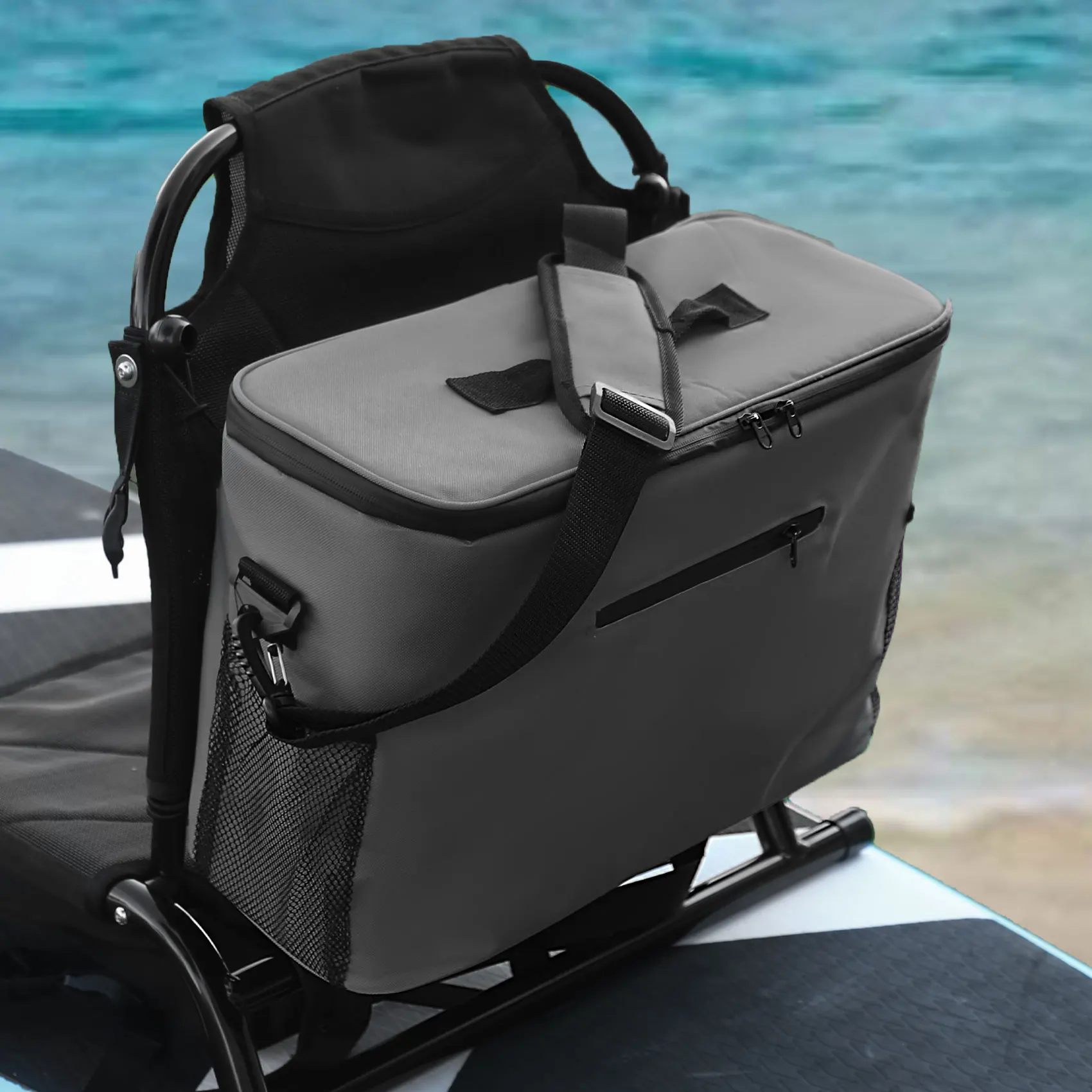 Kayak Cooler, Waterproof Seat Back Cooler for Kayaks with Lawn-Chair Style Seats, Portable Ice Chest Cooler for Kayaking, Travel