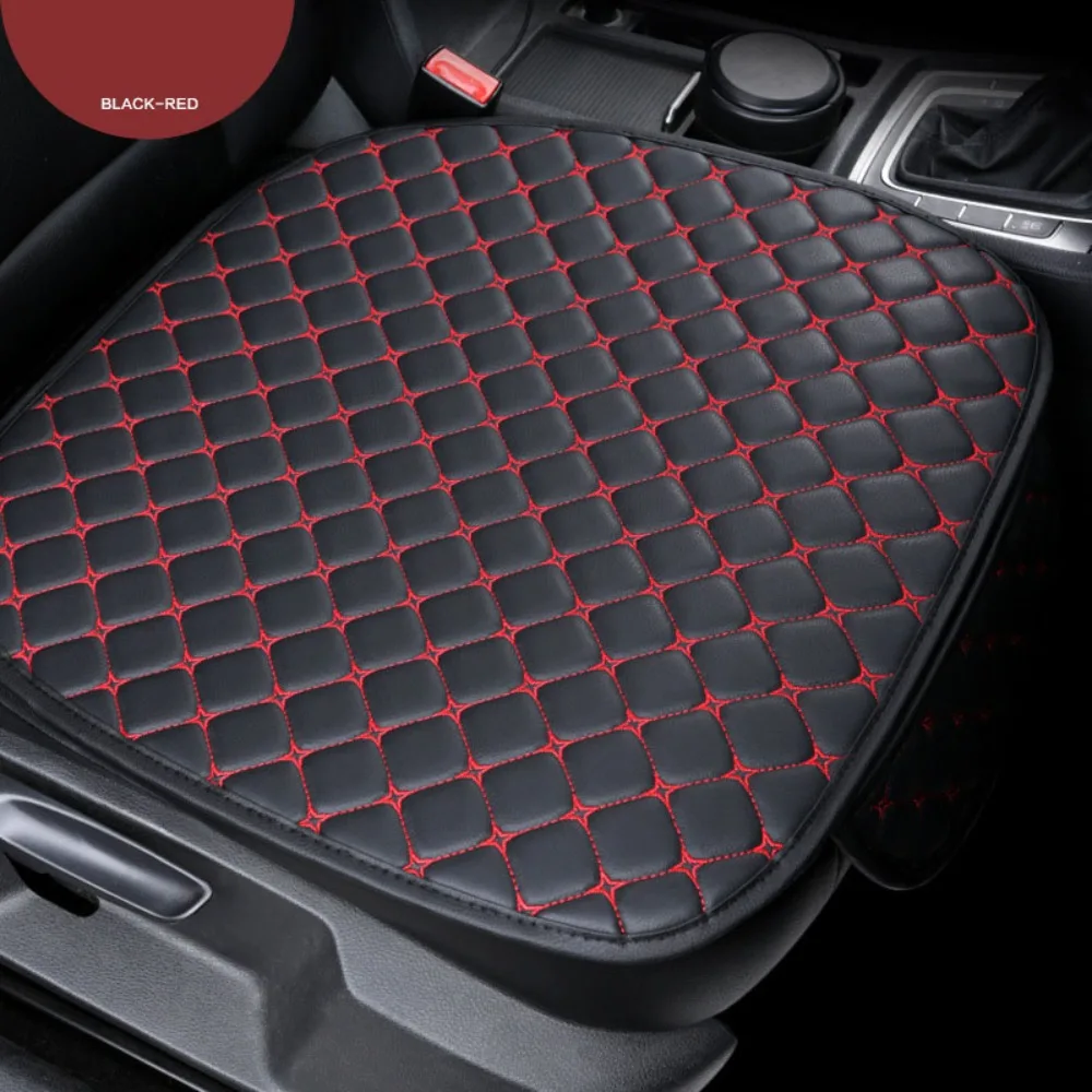 

New Universal Car Seat Covers Durable Wear-resistant Seat Cushion Black Leather Automobiles Seats Cover