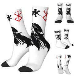 Anime 3D printing cosy Unisex Socks,Hip Hop Manga Berserk Guts Unisex Interesting Four Seasons Sock