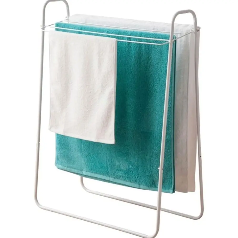 

Складная сушилка для полотенец, одеял и одежды для использования в помещении и на улице — идеально подходит для балкона, прачечной или террасы (Цвет: А)