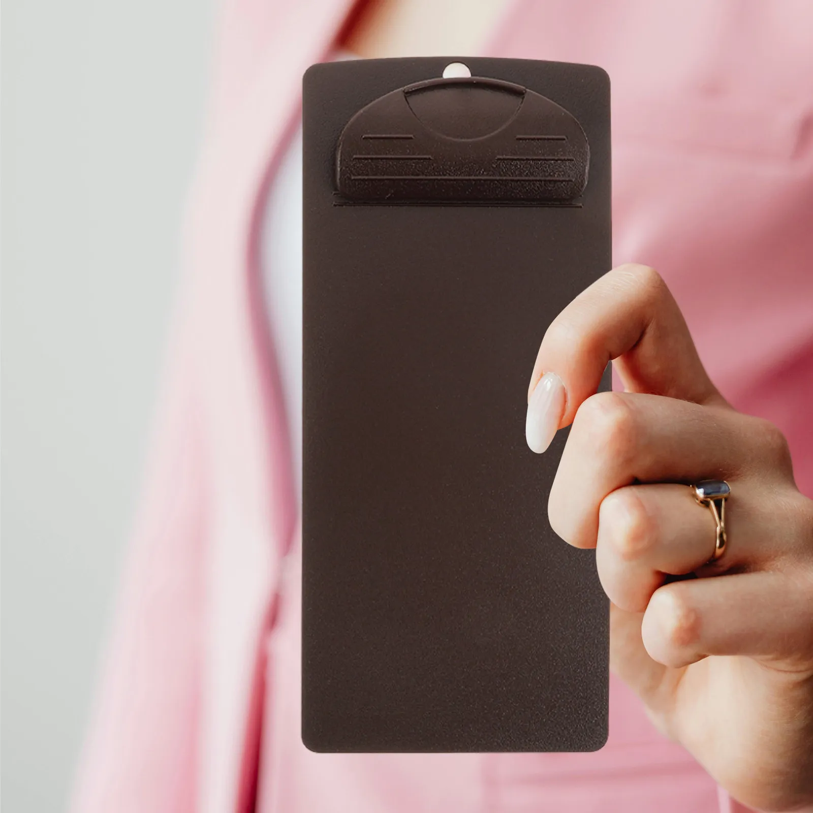 

Набор из 2 пластиковых держателей для меню для ресторанов, отелей, баров, клипборды для чеков и презентаций, компактные папки-клипборды для записей