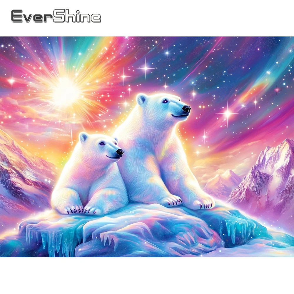 Evershine Diamond Painting Bear Full Square Drill Diamond Mo