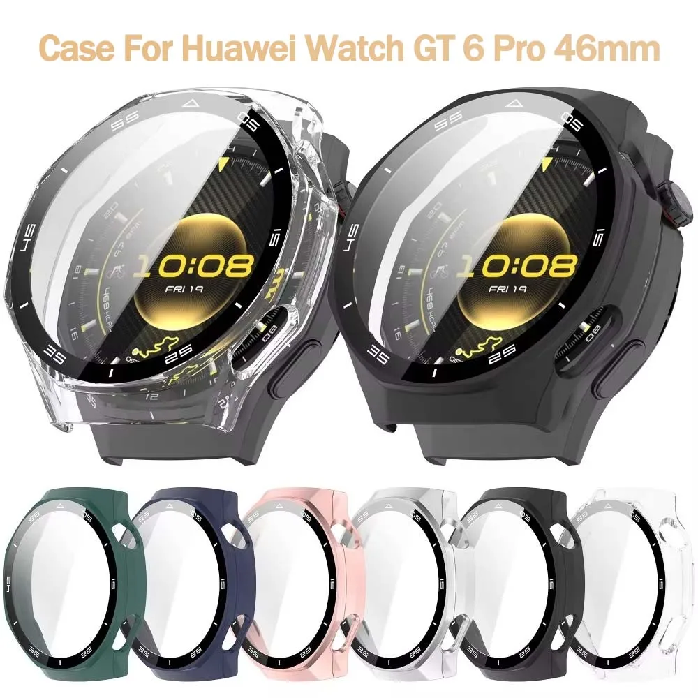 Protection PC Cases For Huawei Watch GT6 Pro 46MM Smartwatch Protective Case Shell Frame Cover Watch Accessories