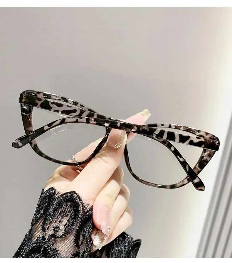 Blau Licht Blockieren Augenschutz Brillen Retro Gradienten Schmetterling Rahmen Lesebrille Cat Eye Klare Linse Presbyopie Brille – Detail 8