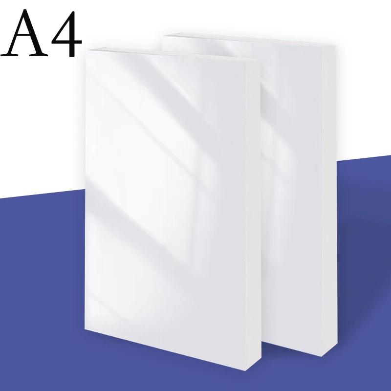A4 25/50Pcs Double Side Glossy Inkjet Coated Paper 120/160/200/240/300G For Making Menu Cover Brochures Photo Picture Album Card