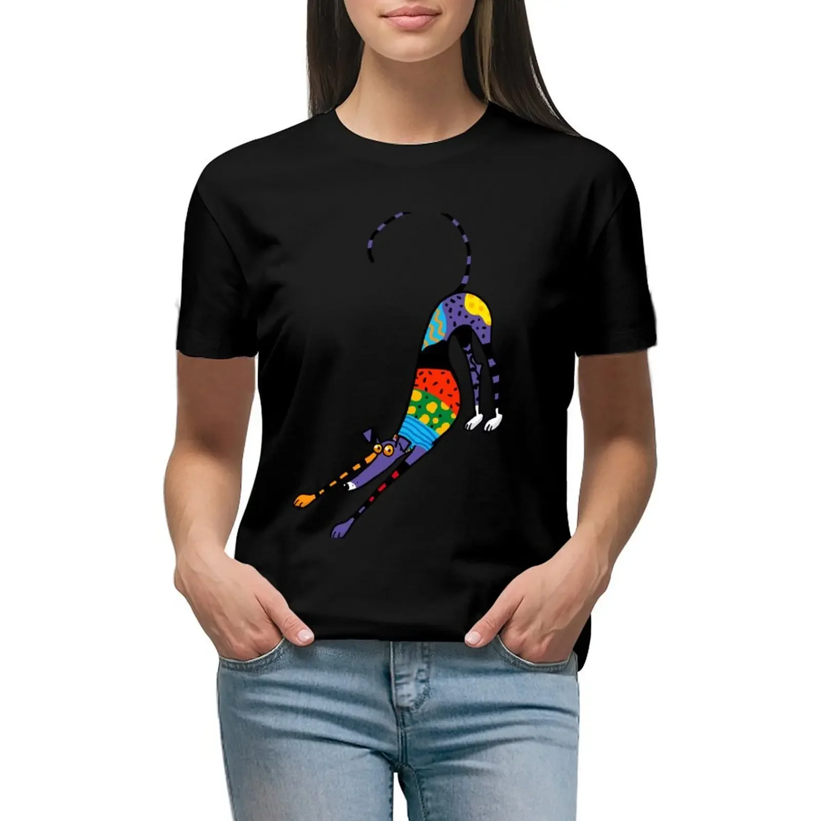 Kaleidoscope Bowdown T-Shirt aesthetic clothes customizeds plus sizes black t shirts for Women