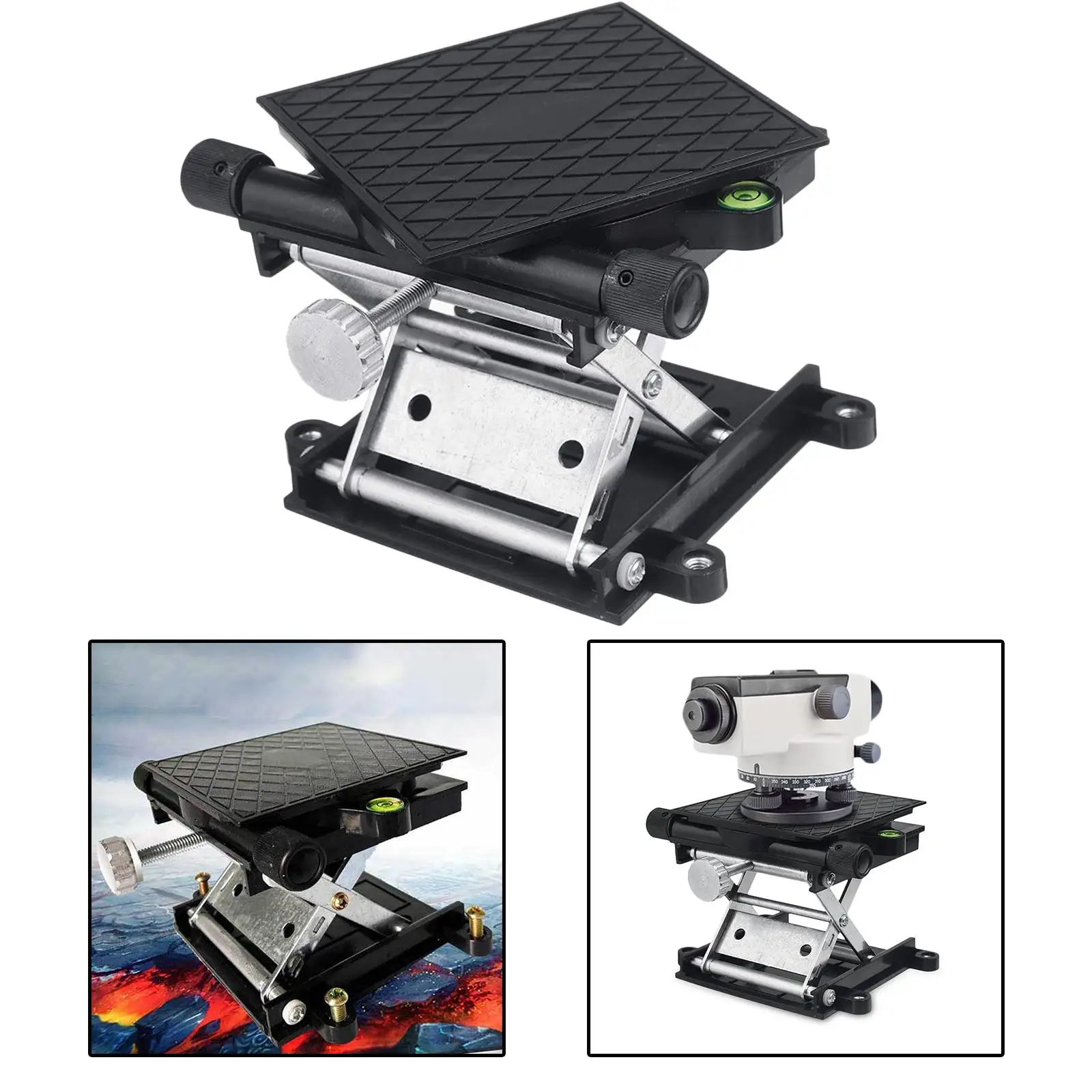 Aluminum Alloy Lifting Platform 360° Rotatable Bracket Manual for Chemistry