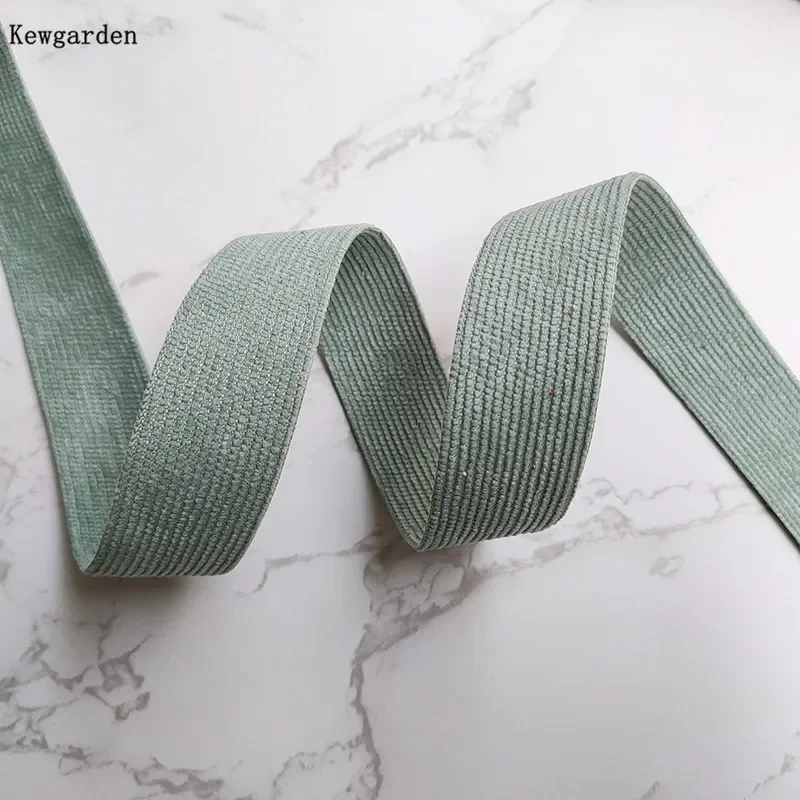 Kewgarden DIY Hair Bow tie Sewing Accessories Stripe Corduroy Ribbon 38mm 25mm 15mm 1\