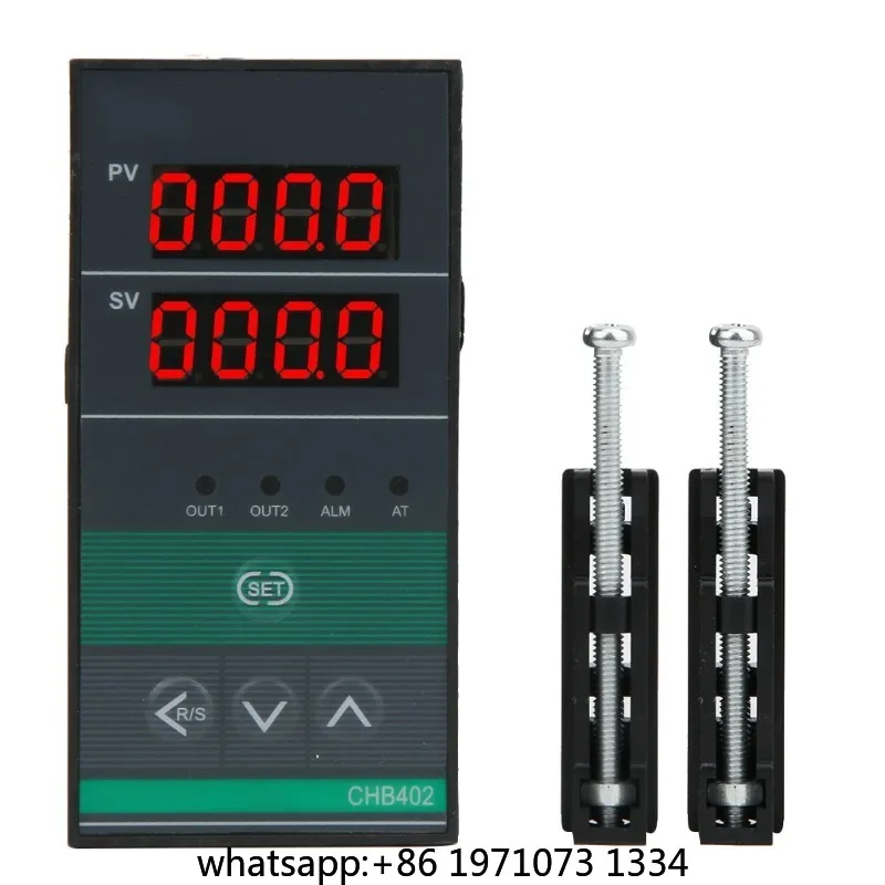BERM CHB402 Thermostat Intelligent Digital Display Temperature Controller AC180-240V 0-400℃ Temperature Control Regulator