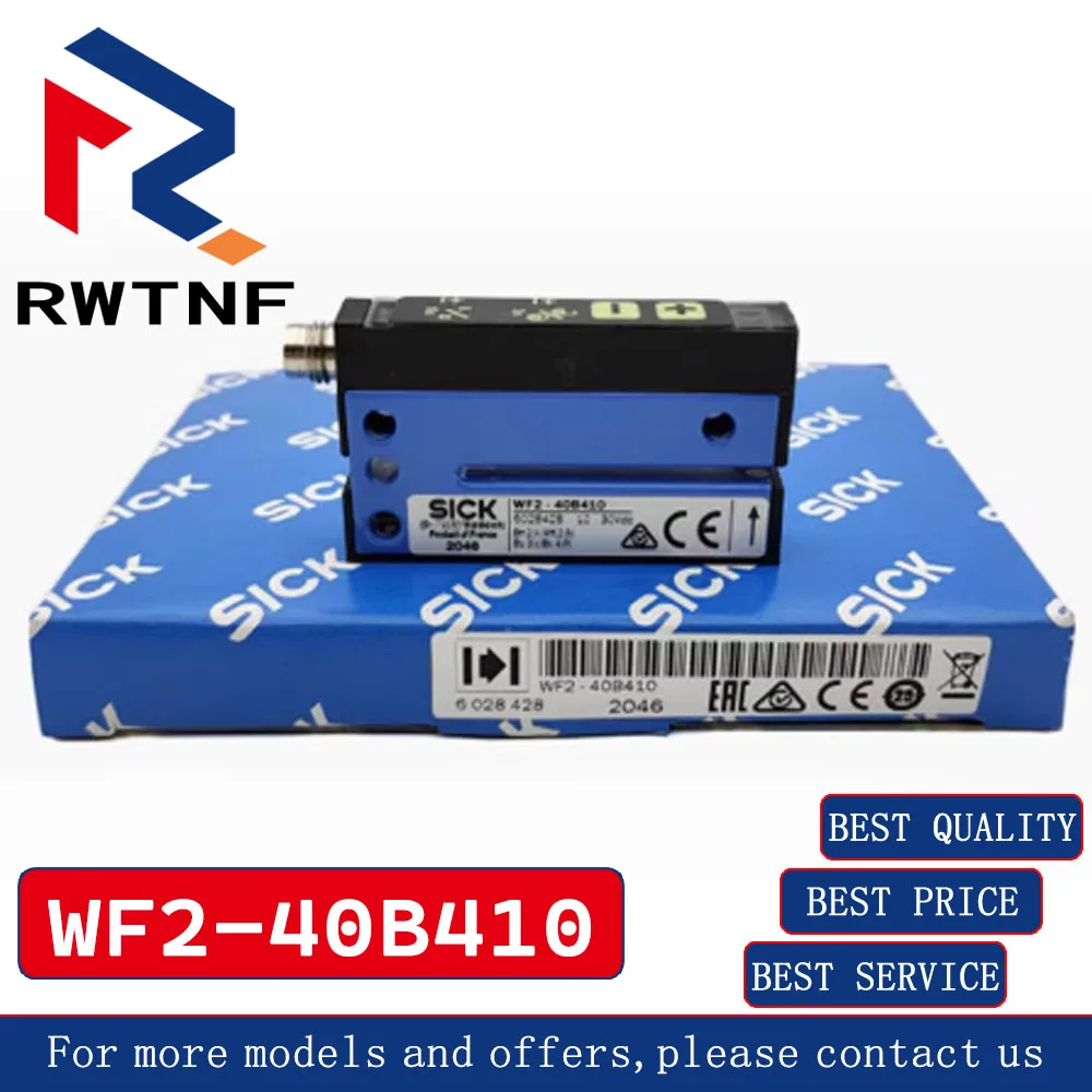 Brand New Genuine WF2-40B410 SICK Slot-type Photoelectric Transparent Label Sensor for Labeling Ma, 100% Original Warehouse Stoc