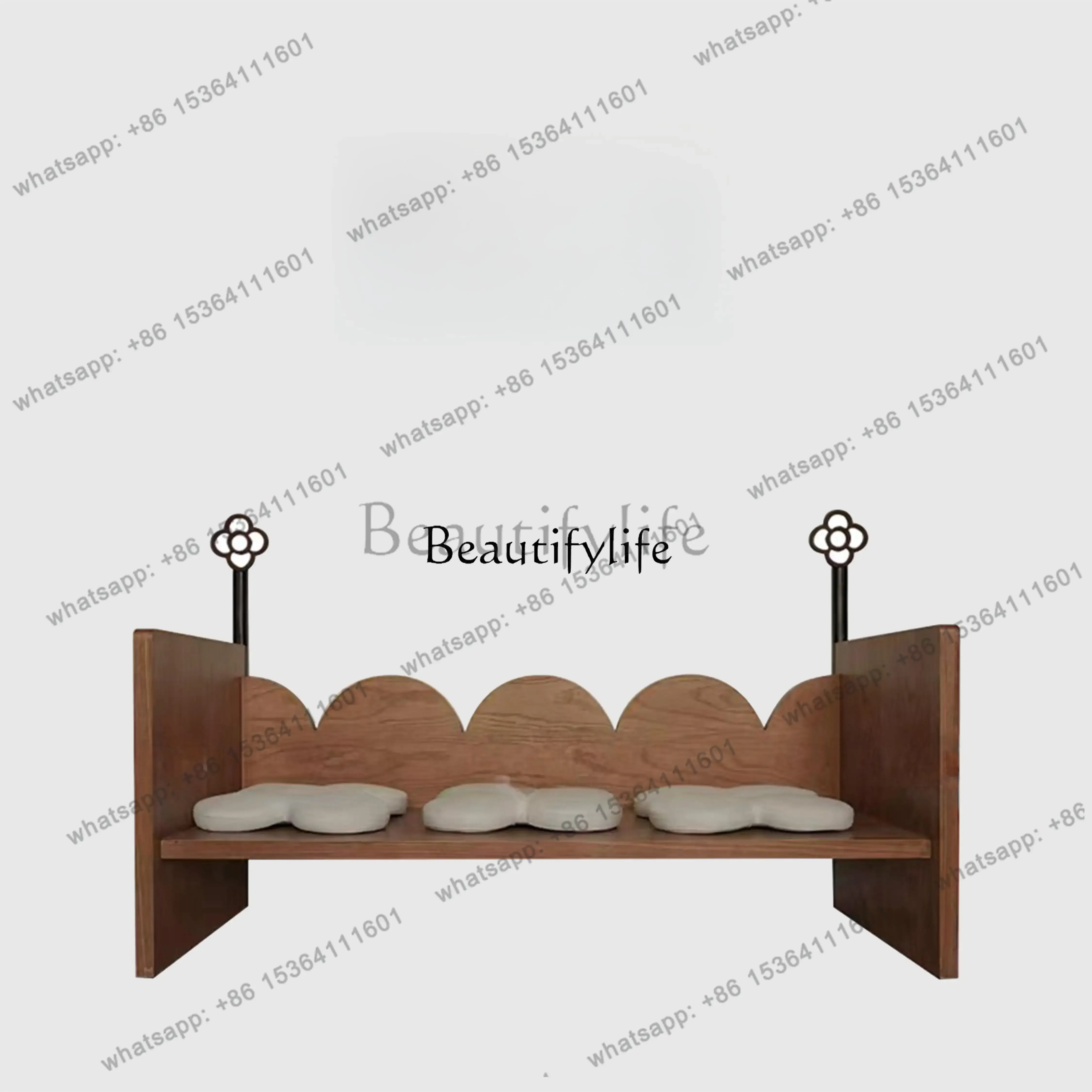 Best Sellers Mid-Ancient Retro Art Style A Double Chair Tailstock Stool French Famous Simple Shoe Changing Stool