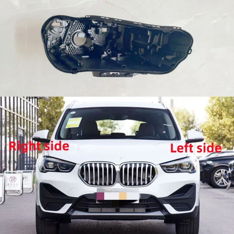 

Headlight Base for BMW X1 F48 2019 2020 2021 Headlamp House Car Rear Base Front Auto Headlight Back House