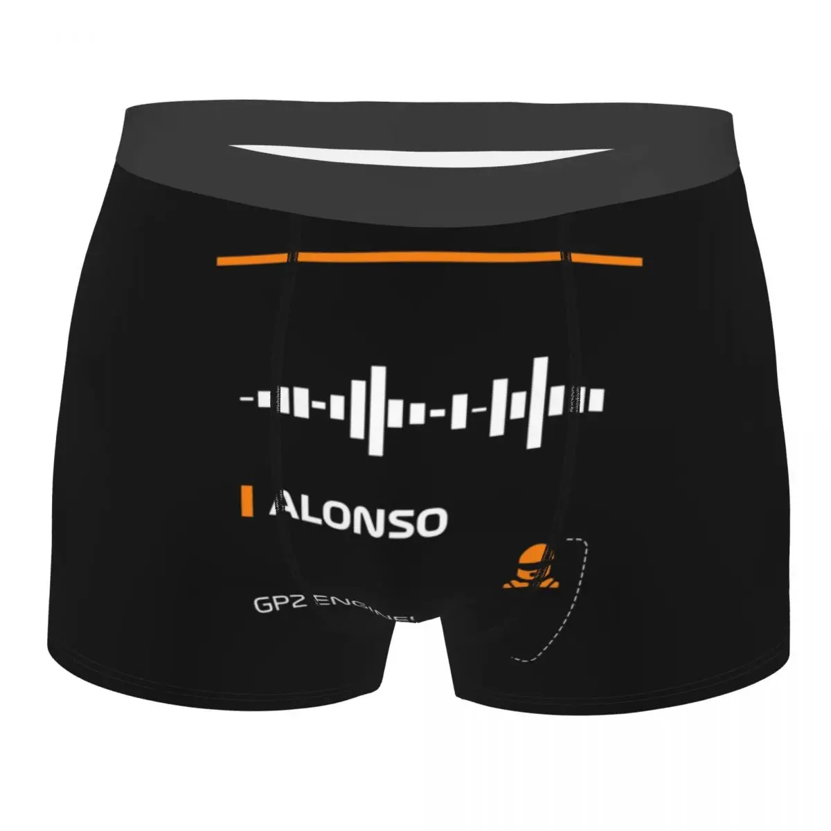 Benutzerdefinierte Alonso 14 Motor-Boxershorts für Männer, 3D-gedruckte Fernando-Sportwagen-Unterwäsche, Höschen, Slips, atmungsaktive Unterhose