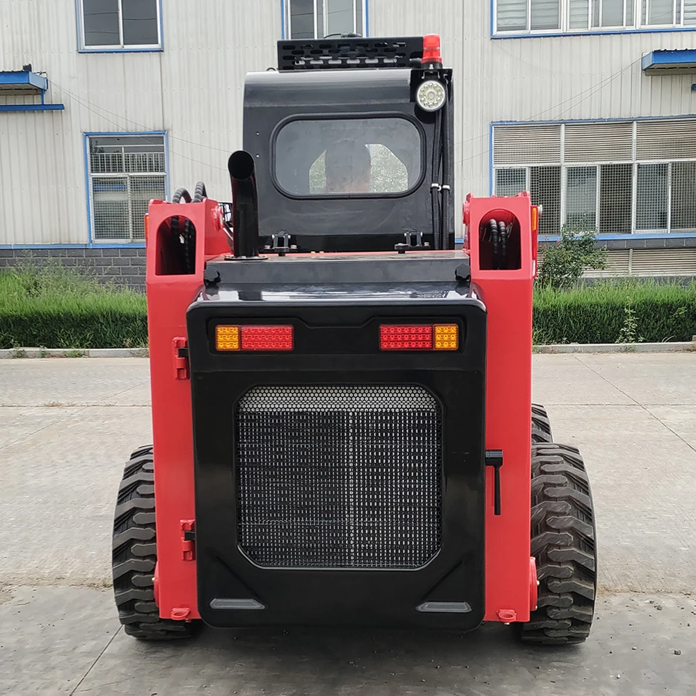 جرافة انزلاقية توجيه زاحفة صغيرة جرافة انزلاقية توجيه قوة الديزل تدعم النقل البحري العالمي حسب الطلب