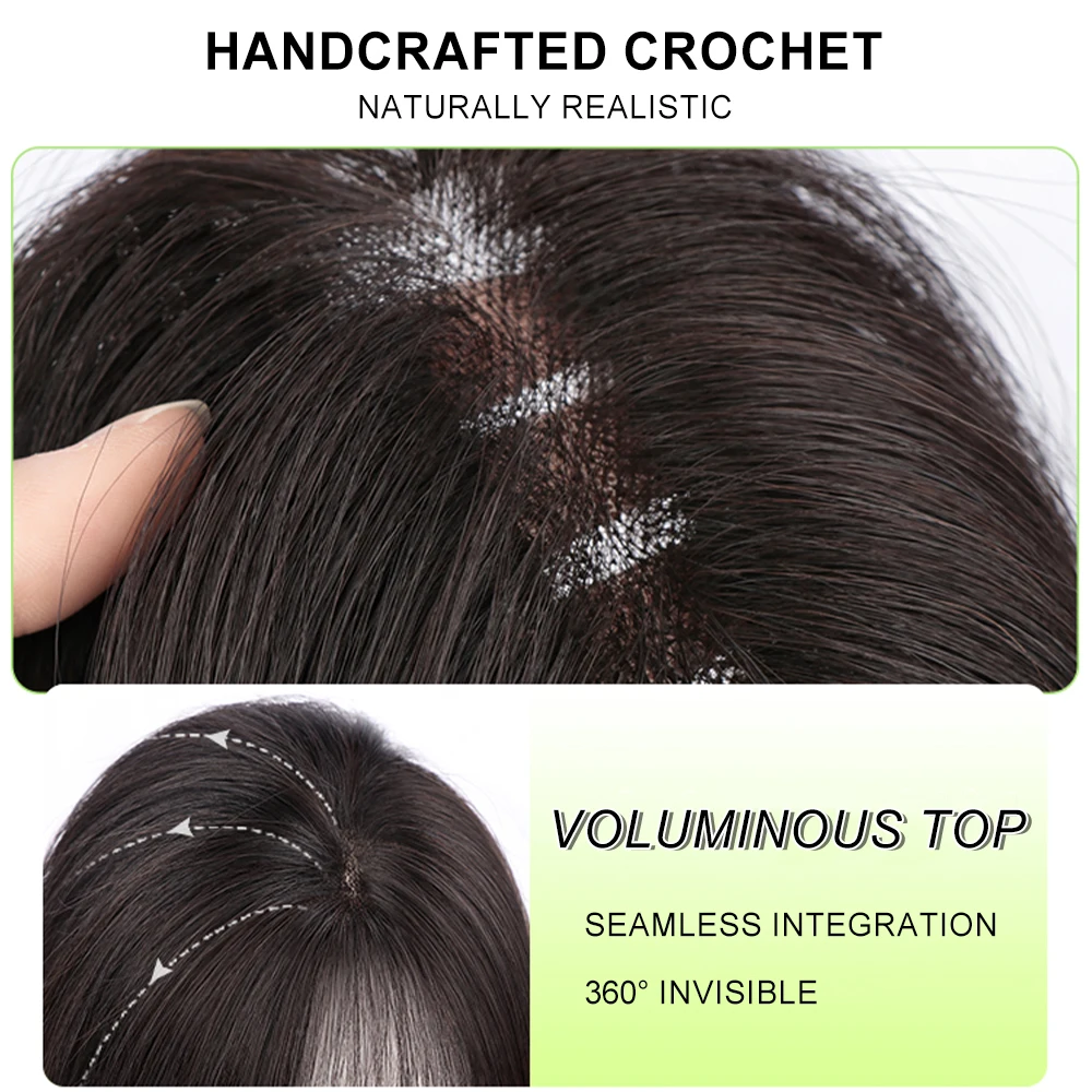 Rambut poni manusia klip penutup 360 ° dalam poni rambut manusia nyata klip rambut manusia 100% pada poni untuk pakaian sehari-hari