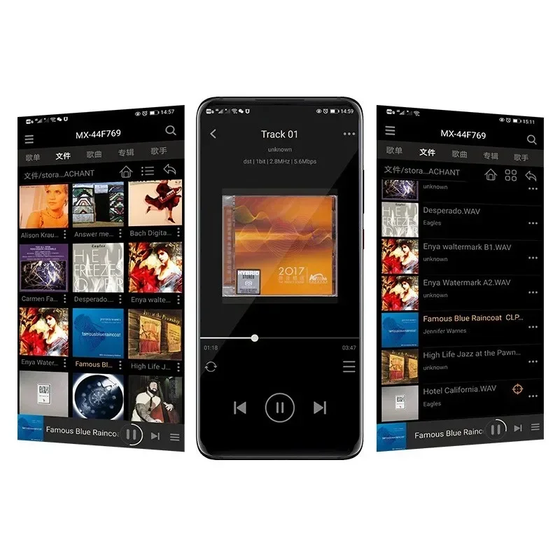 A-181 JF Digital MX-3 Android 10.0 WiFi HDD HHD Audio HiFi Player 32Bit/348KHz DSD512 BT5.0 استقبال USB محوري I2S IIS Out #4