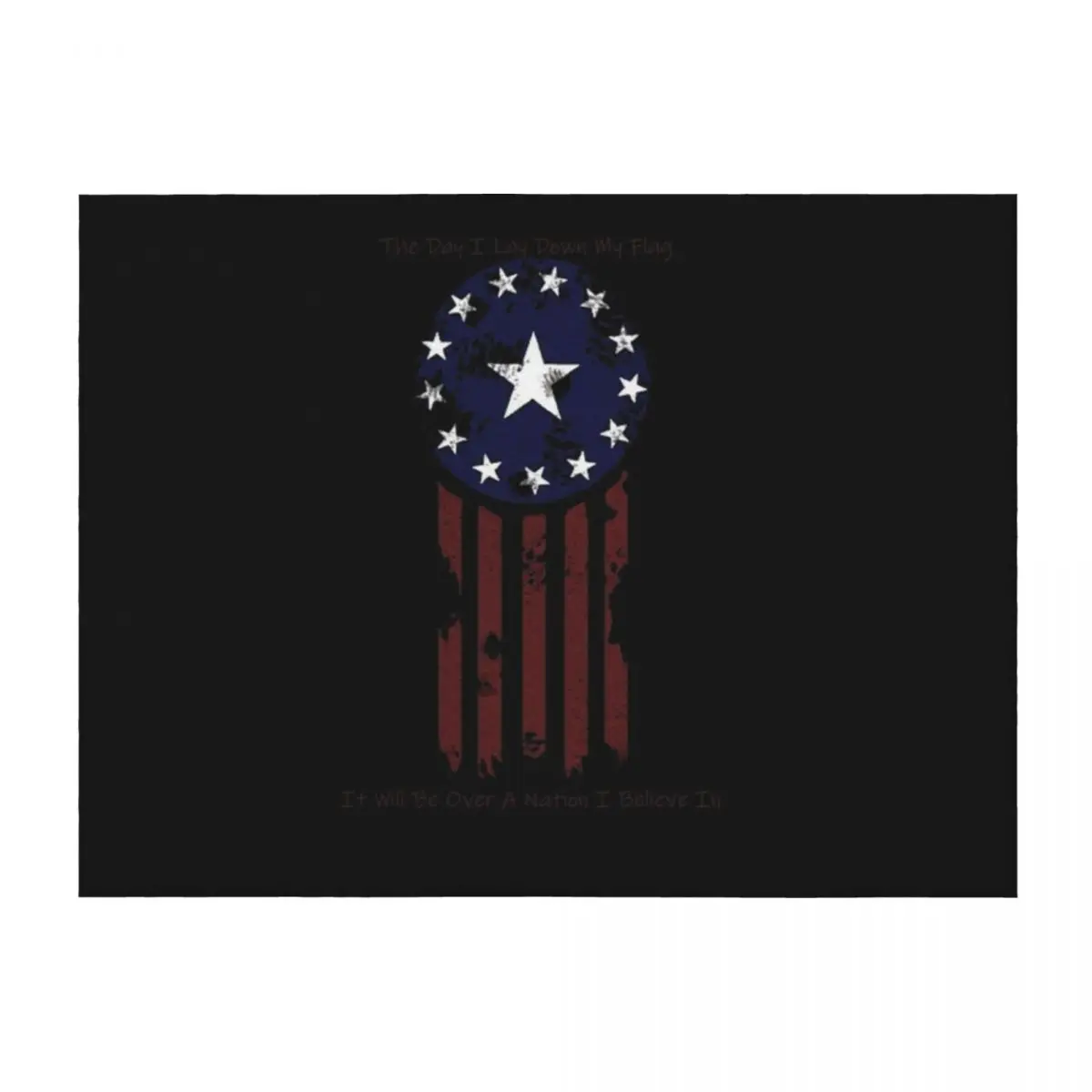 

Одеяло с надписью Lonesome Road Flag и цитатой, теплое зимнее одеяло для дивана, пушистое одеяло для малышей