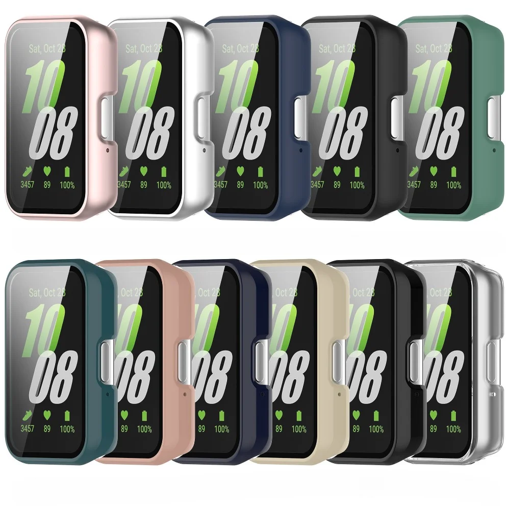 Case+Glass for Samsung Galaxy Fit 3 All-around Anti-scratch Pc Bumper Screen Protector Cover for Samsung Galaxy Fit3 Accessories image 2