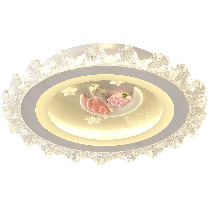 

Princess room ceiling lamp, eye protection creative new lamp for boys and girls