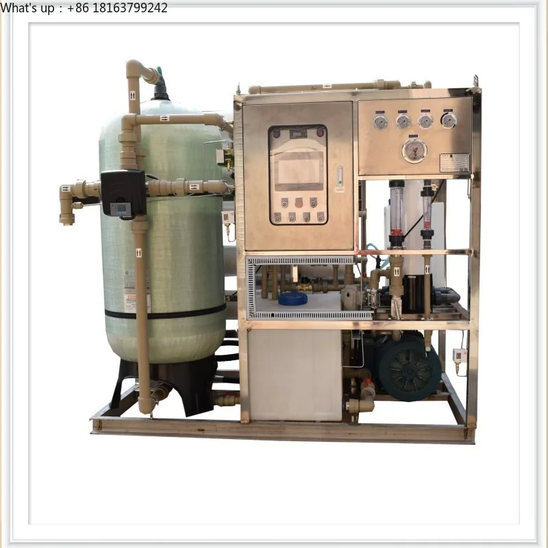 Agua de mar, pozo, subterráneo, pozo, agua salada, planta de dessalinización Solar, maquinaria de agua Ro, desalinizador portátil para barcos