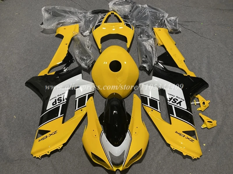 4 Gift New ABS fairing kit for Kawasaki ZX6R 636 2007 2008 car accessories with fuel tank cover customizable