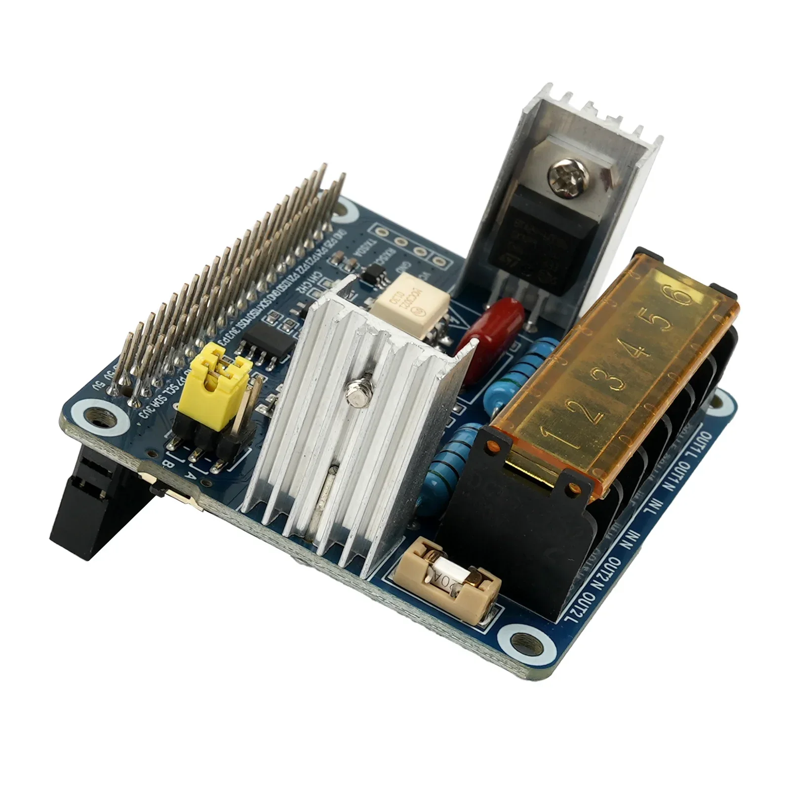 Raspberry Pi dual-channel triac expansion board thyristor module with MCU command control supports UART and I2C interfaces