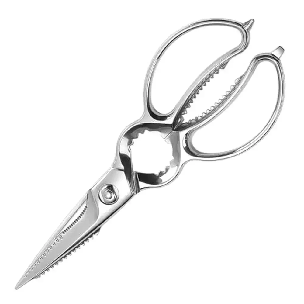 

Japanese Kitchen Scissors 8.5" Steel All Purpose Heavy Duty Professional Shears Cutting Bottle Opener Nutcracker Magnet Base