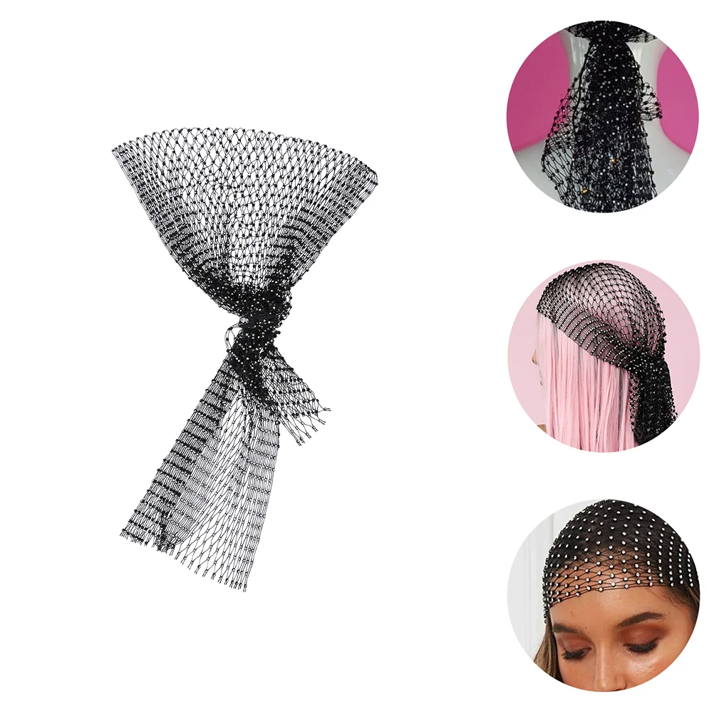 

1pc Women Veil Personality Mesh Veil Elegant Headband Hair Accessory Elastic Mesh Veil