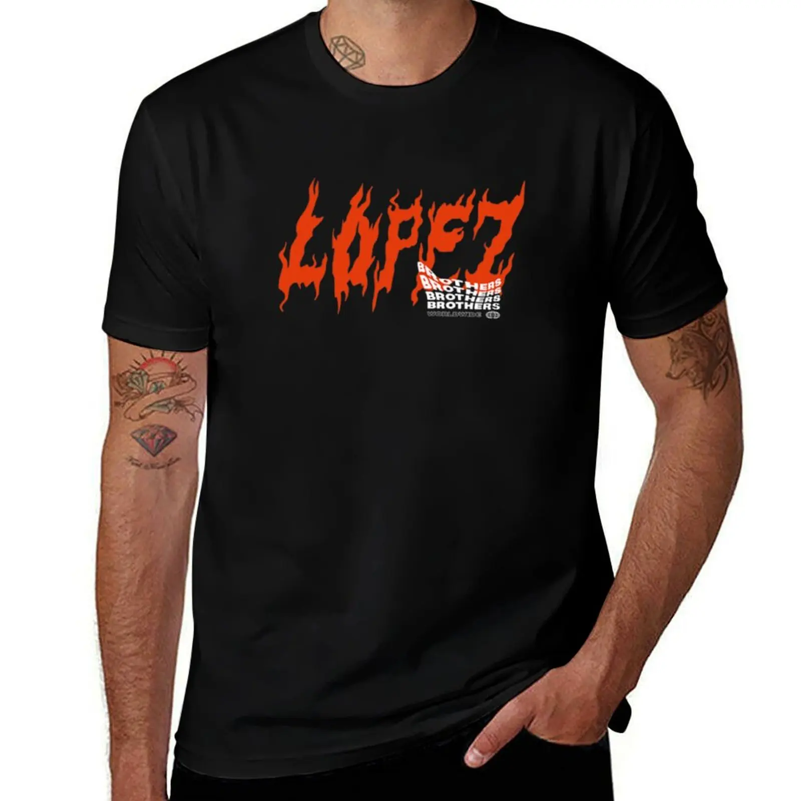 Lopez Bros T-Shirt Functional Casual Short Sleeve Tee T-Shirt