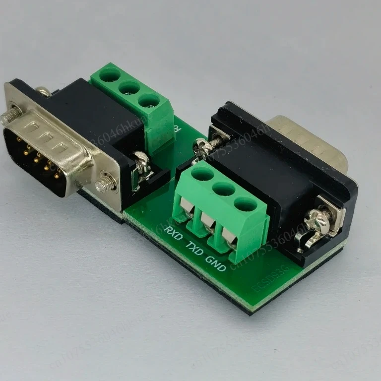 DB9 Terminal Connector, 485/232/422 Adapter, 5/6 Pin Female Port with Fixing Post, Solder-Free Design