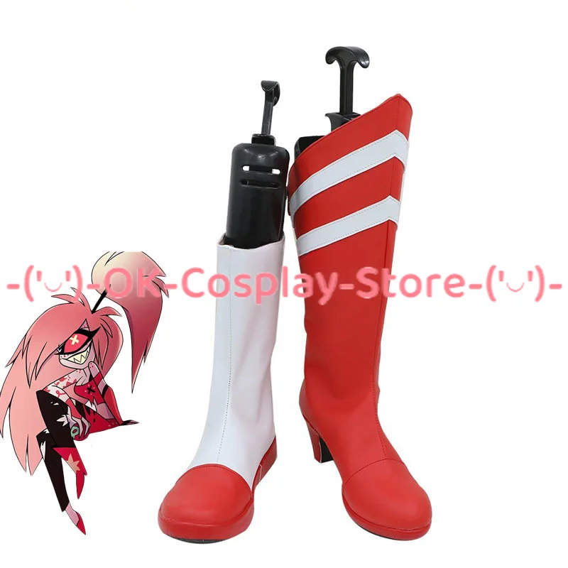 Cherri Bomb Cosplay Shoes Halloween Carnival Boots Cosplay Prop Anime PU Leather Shoes Custom Made