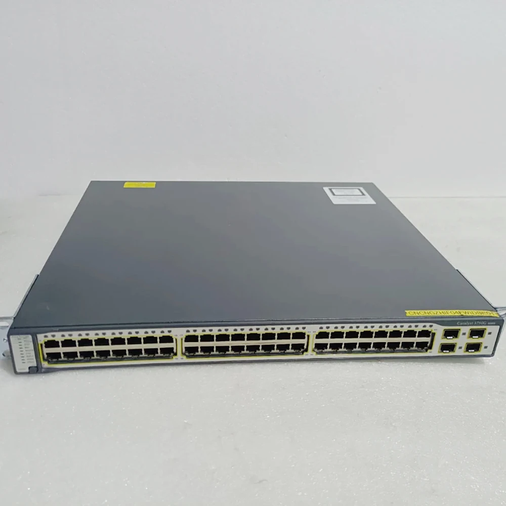 1pcs For Cisco 48-port Gigabit 4SFP Three-layer Switch WS-C3750G-48TS-E