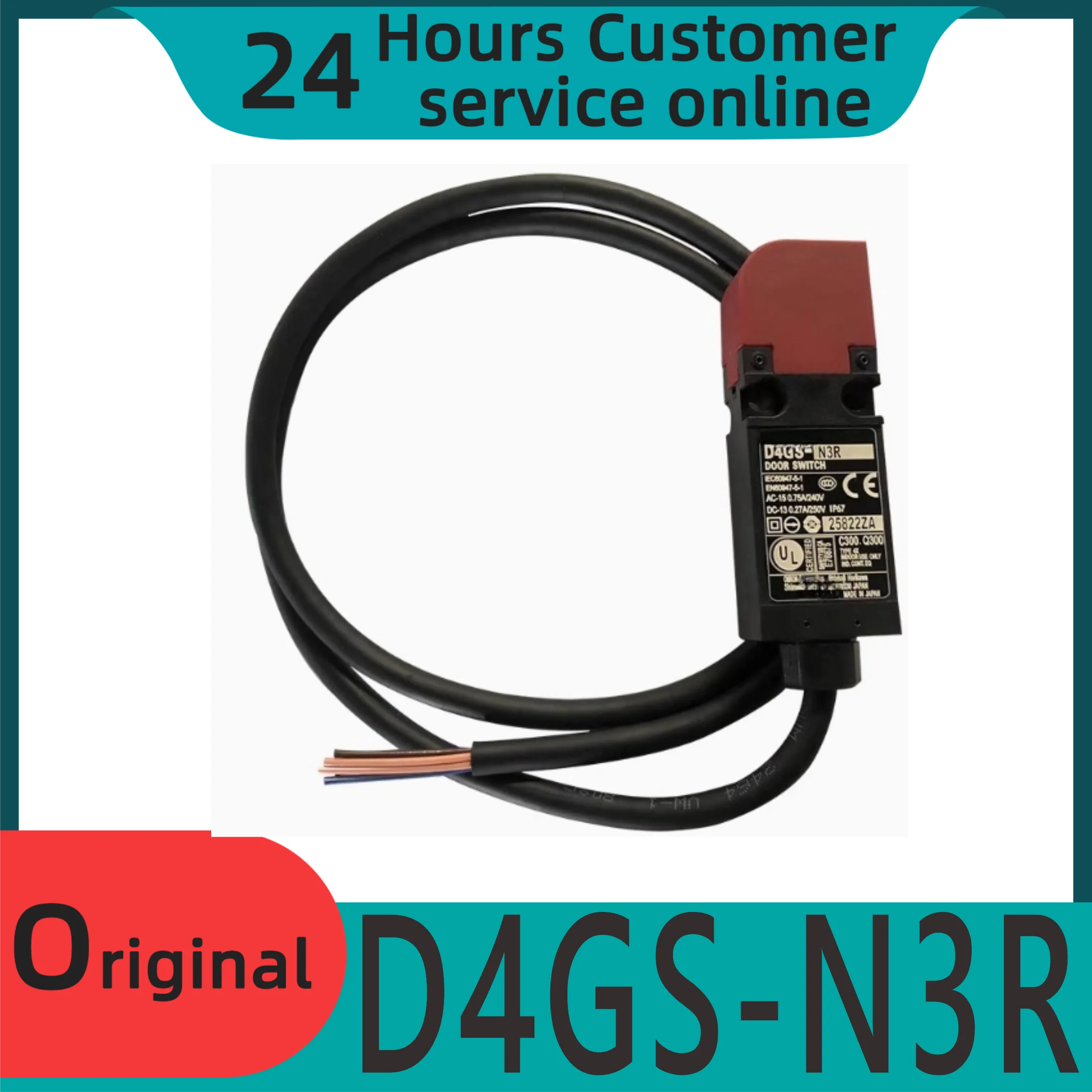 

New originalD4GS-N1R D4GS-N1T D4GS-N2R D4GS-N1R-3 D4GS-N3R D4GS-N4R D4GS-N2R-3 D4GS-N3R-3 D4GS-N4R-3D4GS-N4R safety door switch