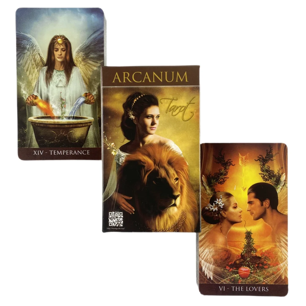 Arcanum Tarot Cards A 78 Deck Oracle English Visions Divination Edition Borad Playing Games