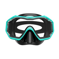 3 Windows Snorkel Mask Three-Lens Panoramic Wide View HD Adjustable Scuba Snorkeling Swimming Diving For Adults and Kids
