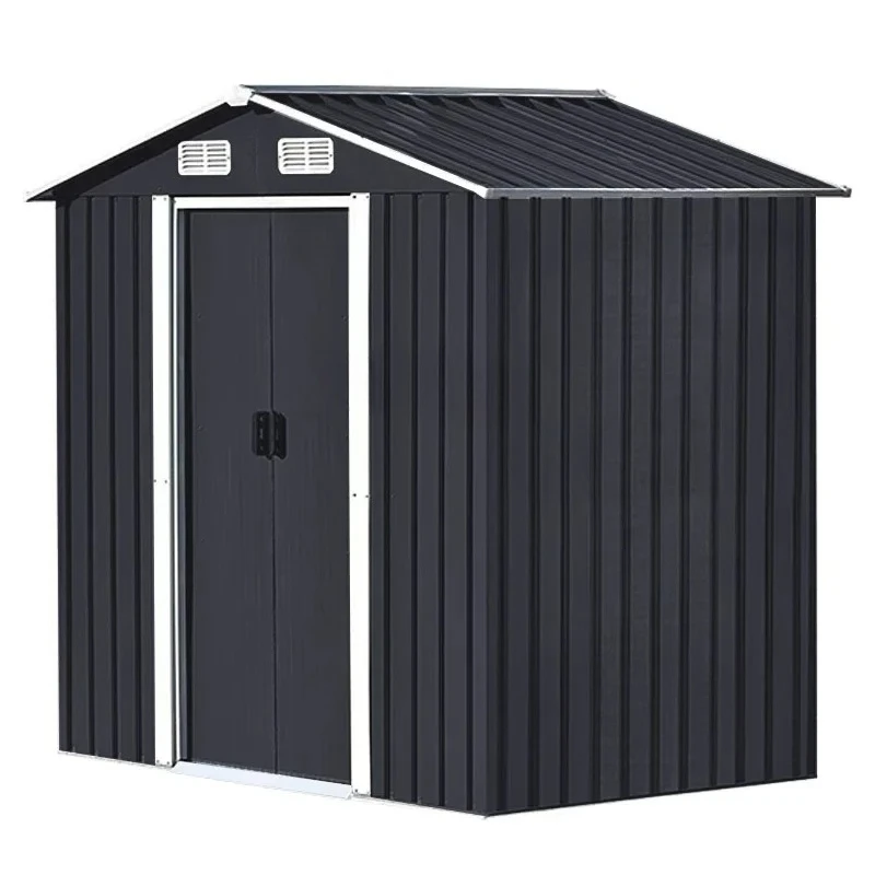 

NQ Outdoor tin house garden courtyard roof yard temporary storage tool storage room