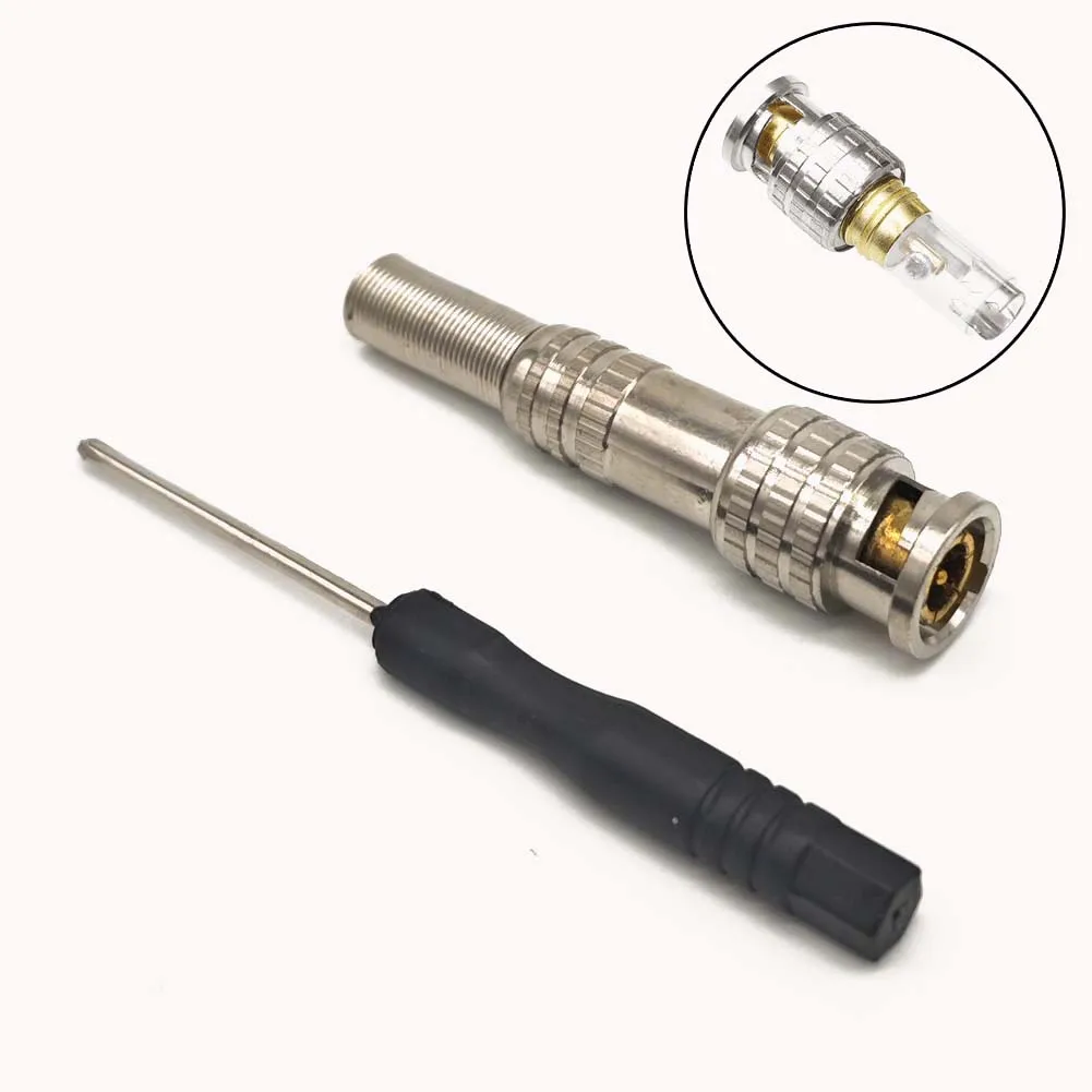 BNC Solderless Connector A9 HD Video Oscilloscope Male Plug for Security Cctv Camera System Wired Cctv Camera Security System