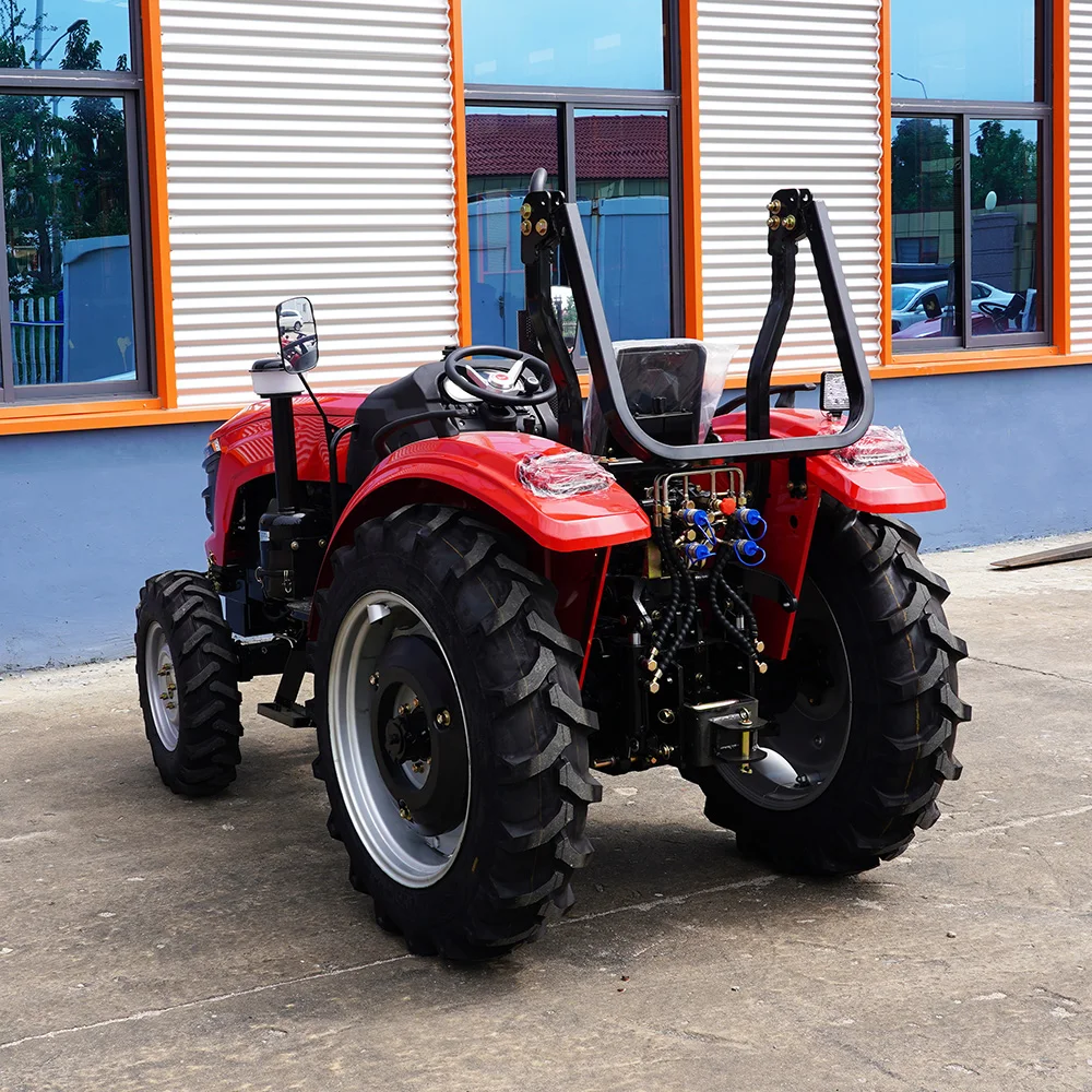 504 Small Mini Agricultural 4x4 Wheeled Tractor for Farming