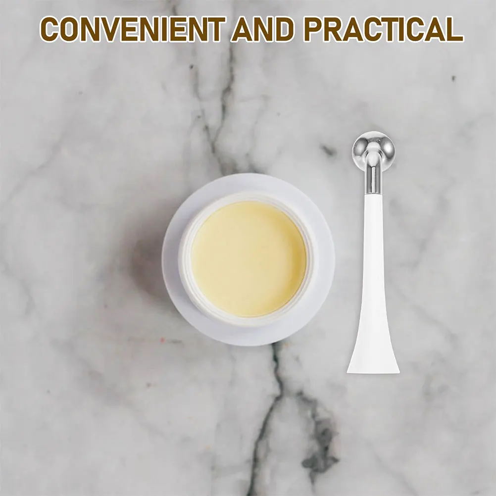 2 قطعة رؤوس بديلة لجهاز التجميل، عصا توزيع كريم العين المتينة لأداة تدليك الوجه المحمولة للعناية بالعين، أسطوانة الوجه #5