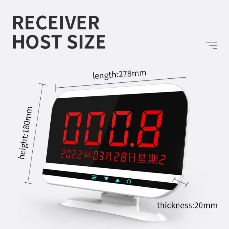 

2025 hot sale Wireless Restaurant Calling System 500M Range CE/FCC Certified - Durable Waiter Pager for Cafes, Hotels & Fast Foo