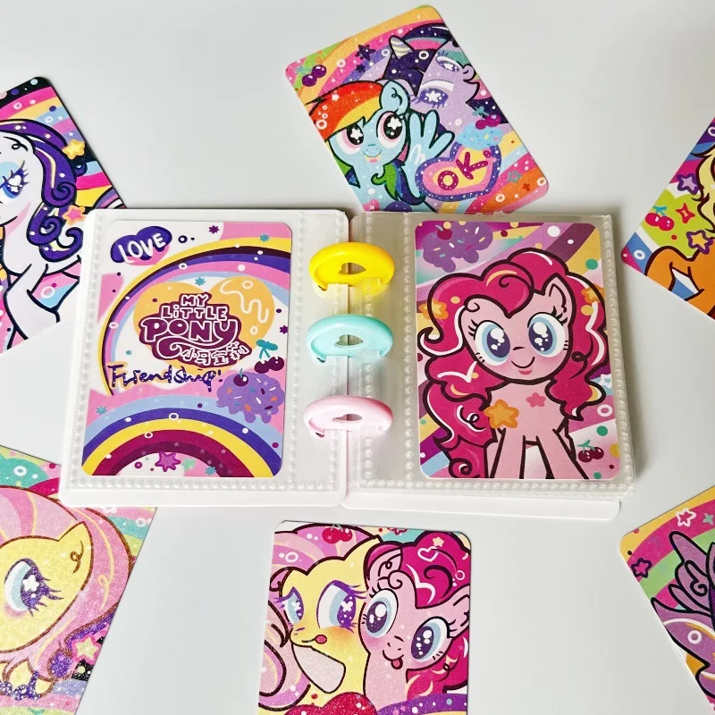 My Little Pony Card Book Pinkie Pie Loose-leaf Cartoon Creative Student Children Cute Kawaii Christmas Birthday Gift Collection