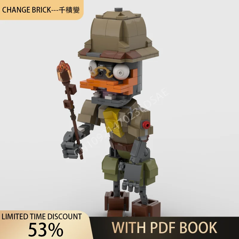 

MOC 402PCS Game Plant Fight Zomb PVZ 2 Explorer Zombie Character Model Children Brick Toy Birthday Building Christmas Gift Block
