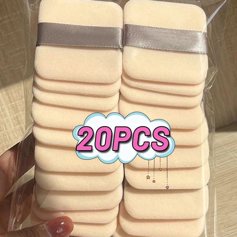 Professional Powder Puff 20PCS Face Soft Foundation Sponge Cosmetic Puff Face Beauty Tool Powder Puff Lightweight Makeup Sponges