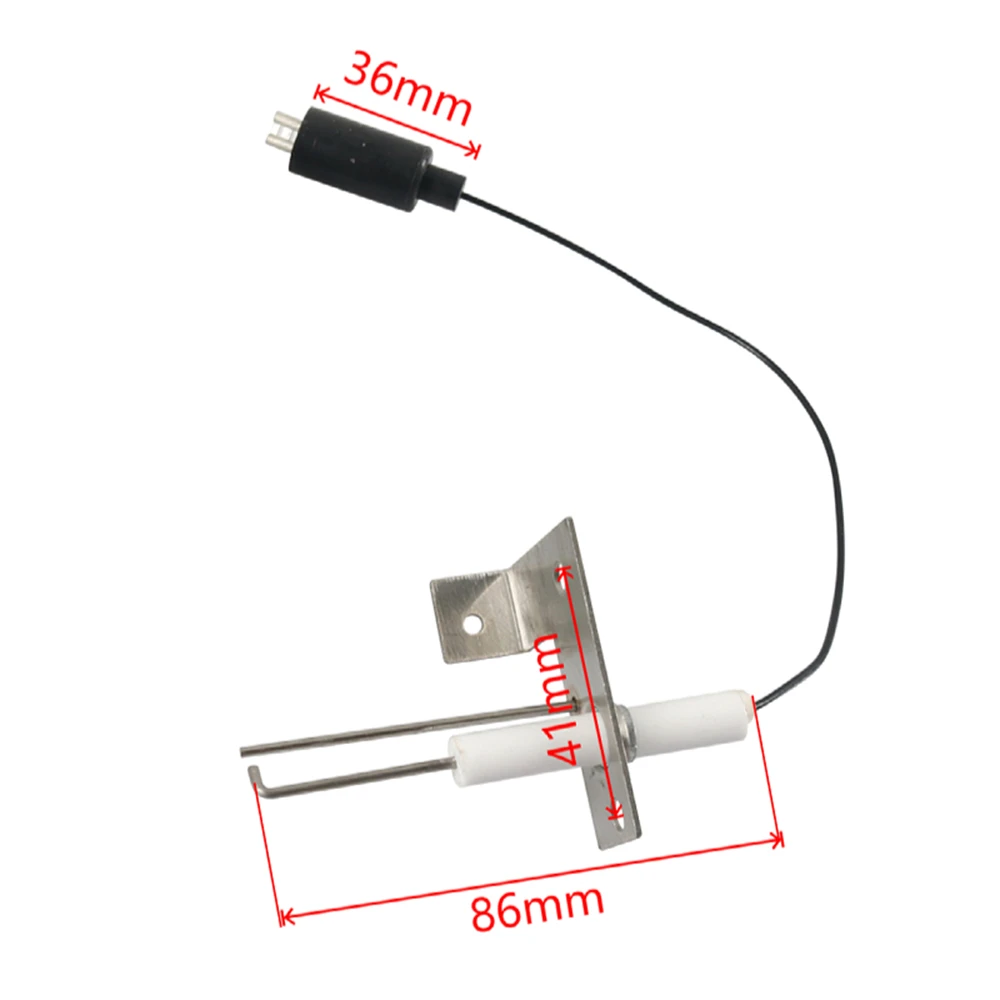 93868 قطب إشعال سخان المياه مع مسبار شرارة، قطع غيار سخان المياه RV، مسبار شرارة الاستشعار لـ Atwood 93868